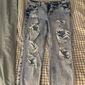 KanCan Light Blue Distressed Skinny Jeans